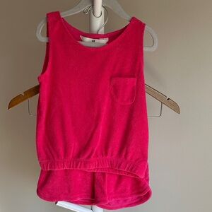 H&M Matching Terry Tank Top & Shorts Set 4T
